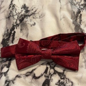 Burgundy Bow tie
